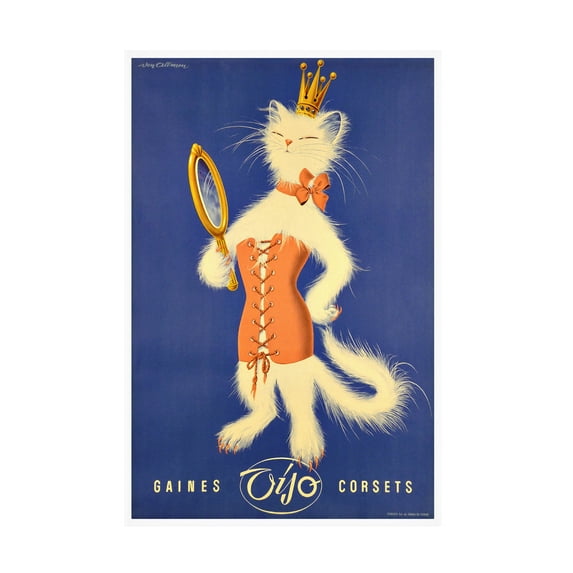 Trademark Fine Art Vintage Lavoie Fashion 24 Canvas Wall Art - 12x19