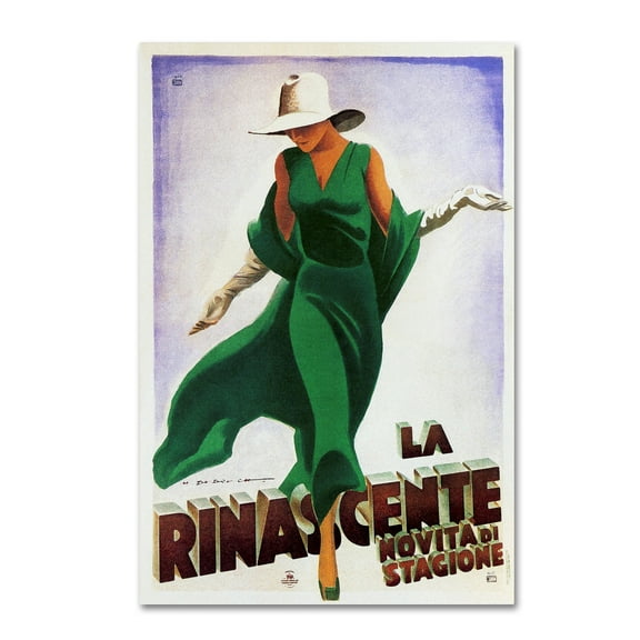 Trademark Fine Art 'Fashion 25 II' Canvas Art by Vintage Lavoie