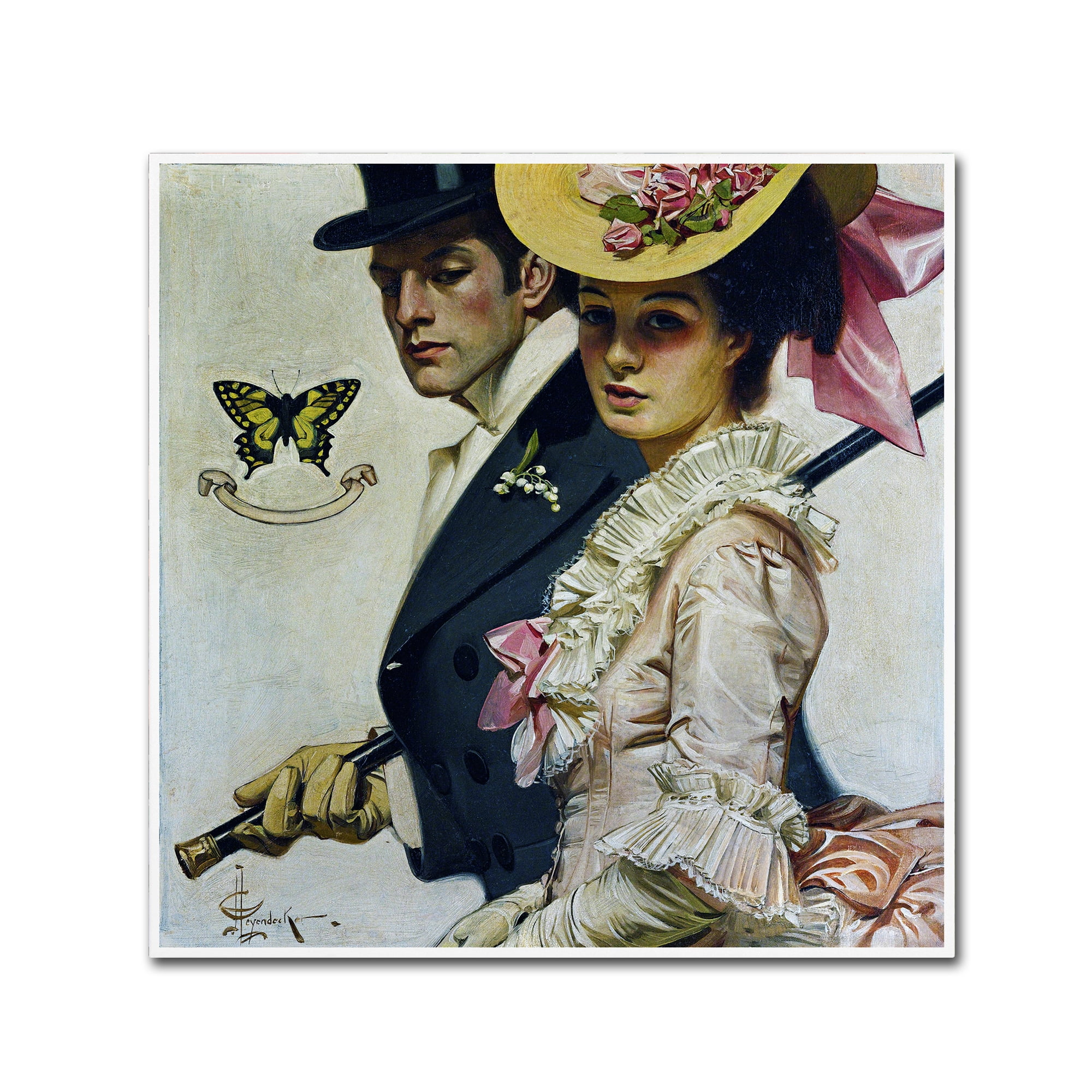 Trademark Fine Art 'Fashion 37' Canvas Art by Vintage Lavoie