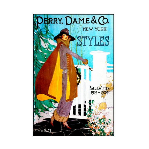 Trademark Fine Art 'Fashion 38' Canvas Art by Vintage Lavoie