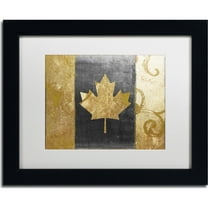 Trademark Fine Art "Fashion Flag I" Canvas Art by Color Bakery, White Matte, Black Frame