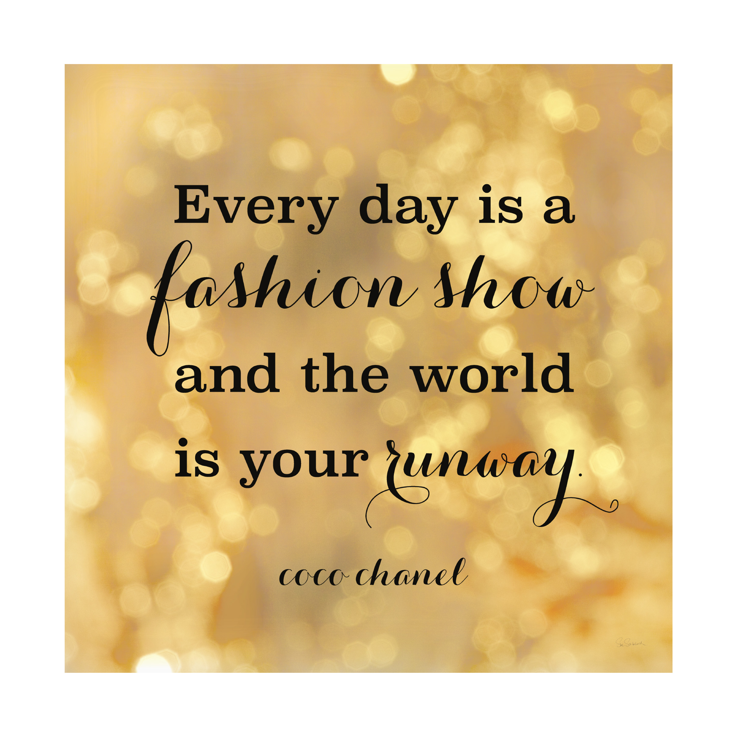 Trademark Fine Art 'Fashion Quotes II' Canvas Art by Sue Schlabach