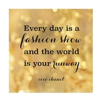 Trademark Fine Art 'Fashion Quotes II' Canvas Art by Sue Schlabach