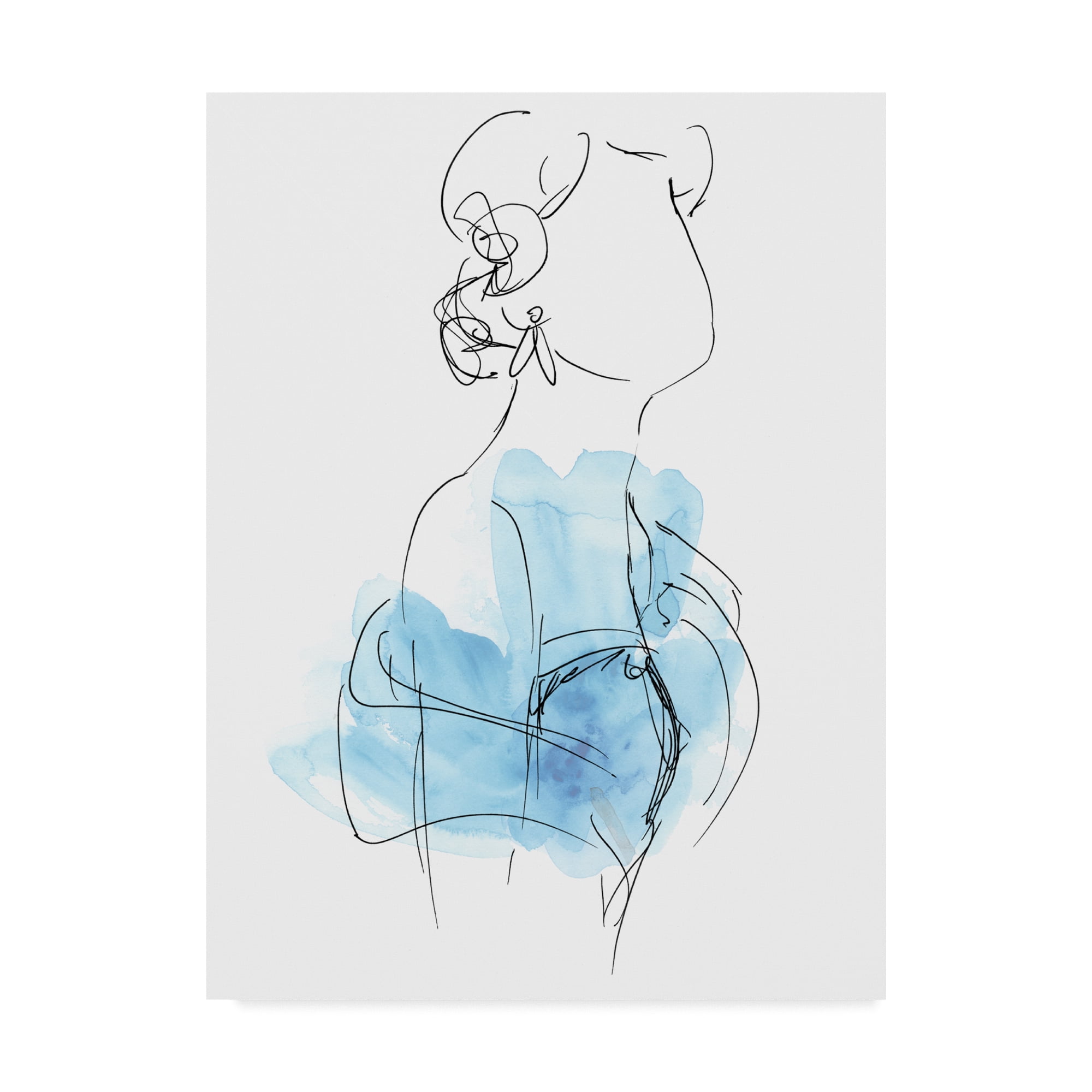 Trademark Fine Art 'Fashion Splash II' Canvas Art by June Erica Vess