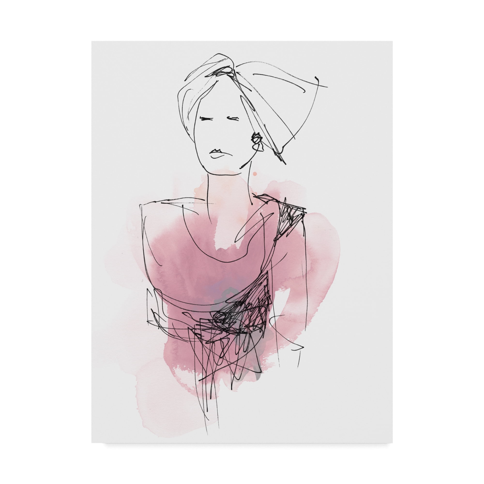 Trademark Fine Art 'Fashion Splash V' Canvas Art by June Erica Vess