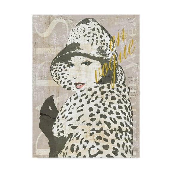Trademark Fine Art 'Fashion Week Paris Screenprint II' Canvas Art by Sue Schlabach