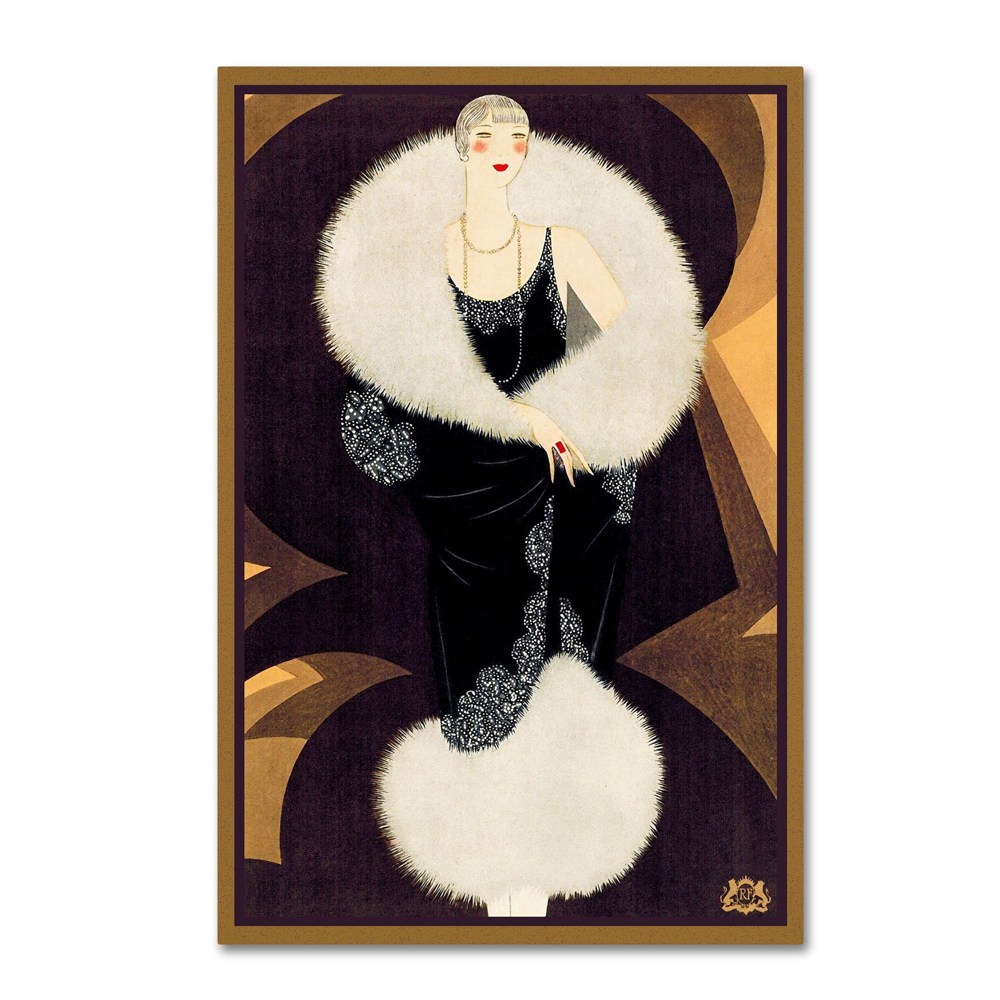 Vintage Apple Collection Art Deco Fashion Ladies Canvas Art Vintage Apple Collection Art Deco Fashion Ladies Canvas Art