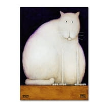 Trademark Fine Art 'Fat Cat' Canvas Art by Daniel Patrick Kessler