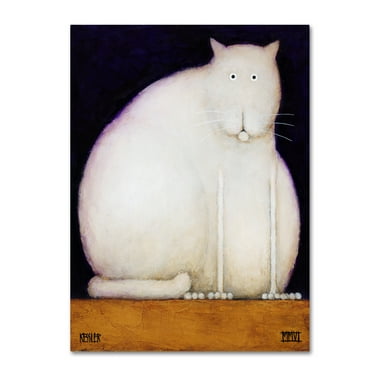Trademark Fine Art 'Fat Cat' Canvas Art by Daniel Patrick Kessler