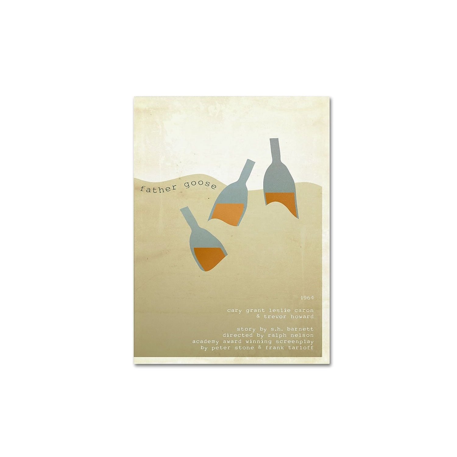 Trademark Fine Art "Father Goose" Canvas Art by Megan Romo