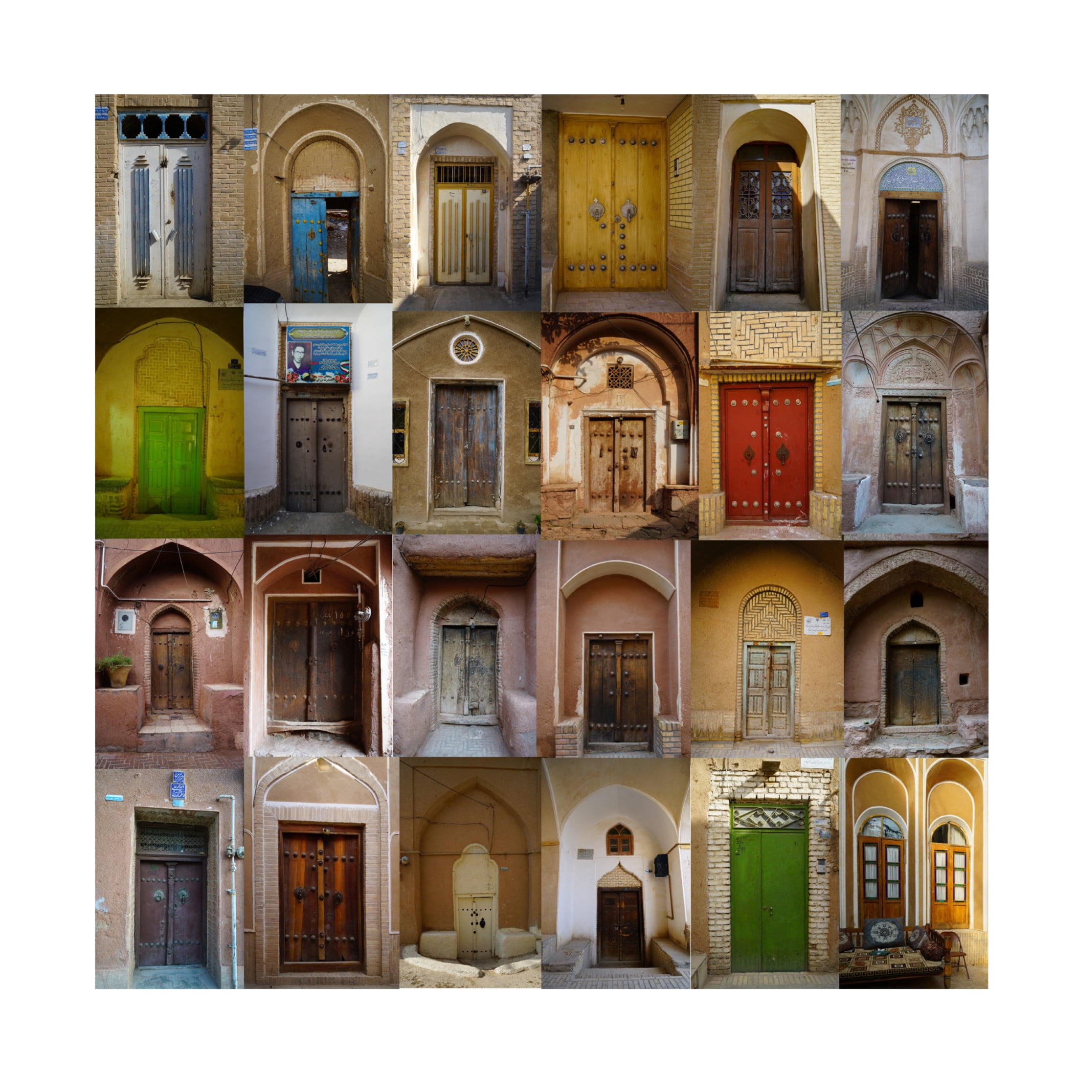 Trademark Fine Art Fatma GOKMEN Iranian Doors Canvas Wall Art