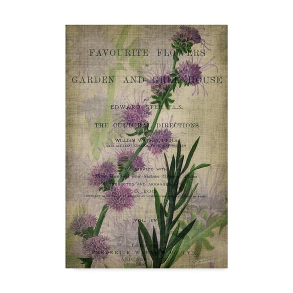 Trademark Fine Art 'Favorite Flowers I' Canvas Art by John Butler