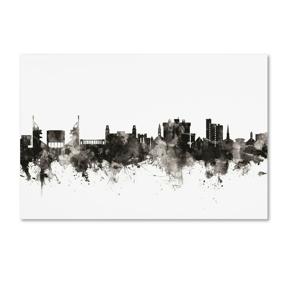 Trademark Fine Art 'Fayetteville Arkansas Skyline III' Canvas Art by Michael Tompsett