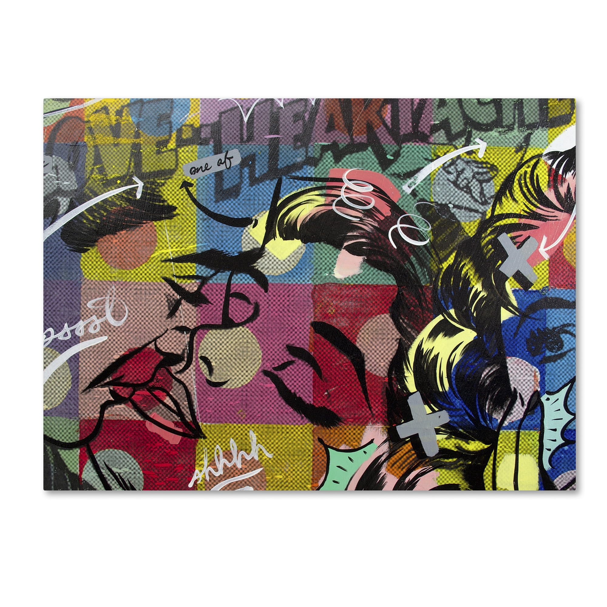 Trademark Fine Art "Fearless Heartache" Canvas Art by Dan Monteavaro