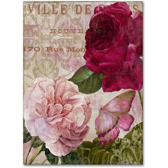 Trademark Fine Art "February" Canvas Art by Color Bakery