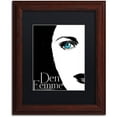 thumbnail image 1 of Trademark Fine Art "Femme Den II" Canvas Art by Color Bakery Black Matte, Wood Frame, 1 of 1