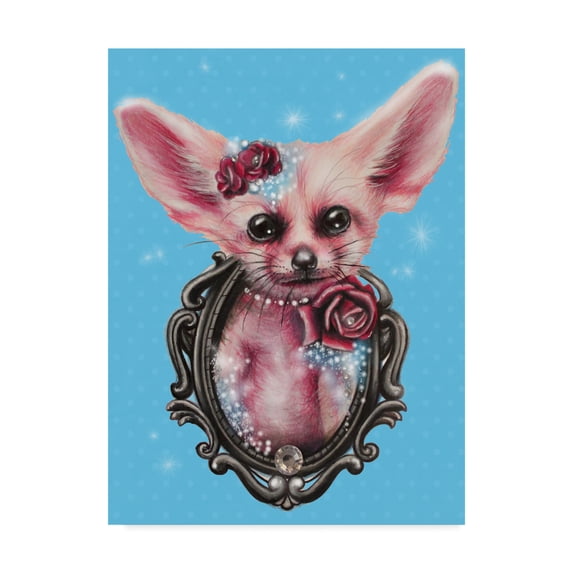 Trademark Fine Art 'Fennec Fox' Canvas Art by Sheena Pike Art And Illustration