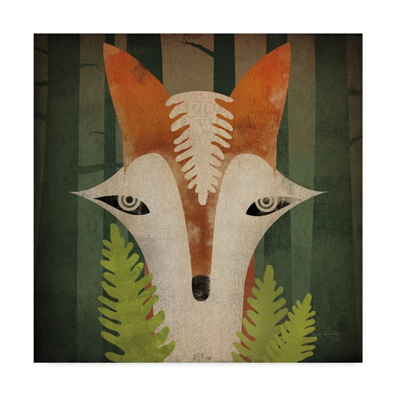 Trademark Fine Art 'Fern Fox' Canvas Art by Ryan Fowler