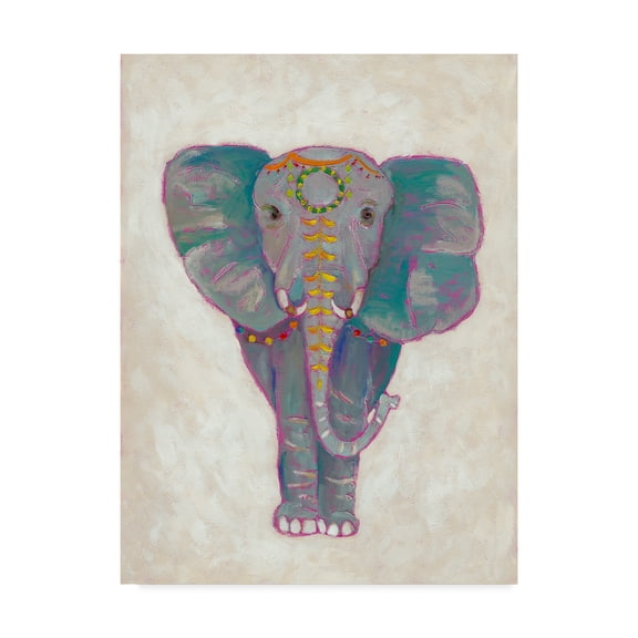Trademark Fine Art 'Festival Elephant I' Canvas Art by Chariklia Zarris