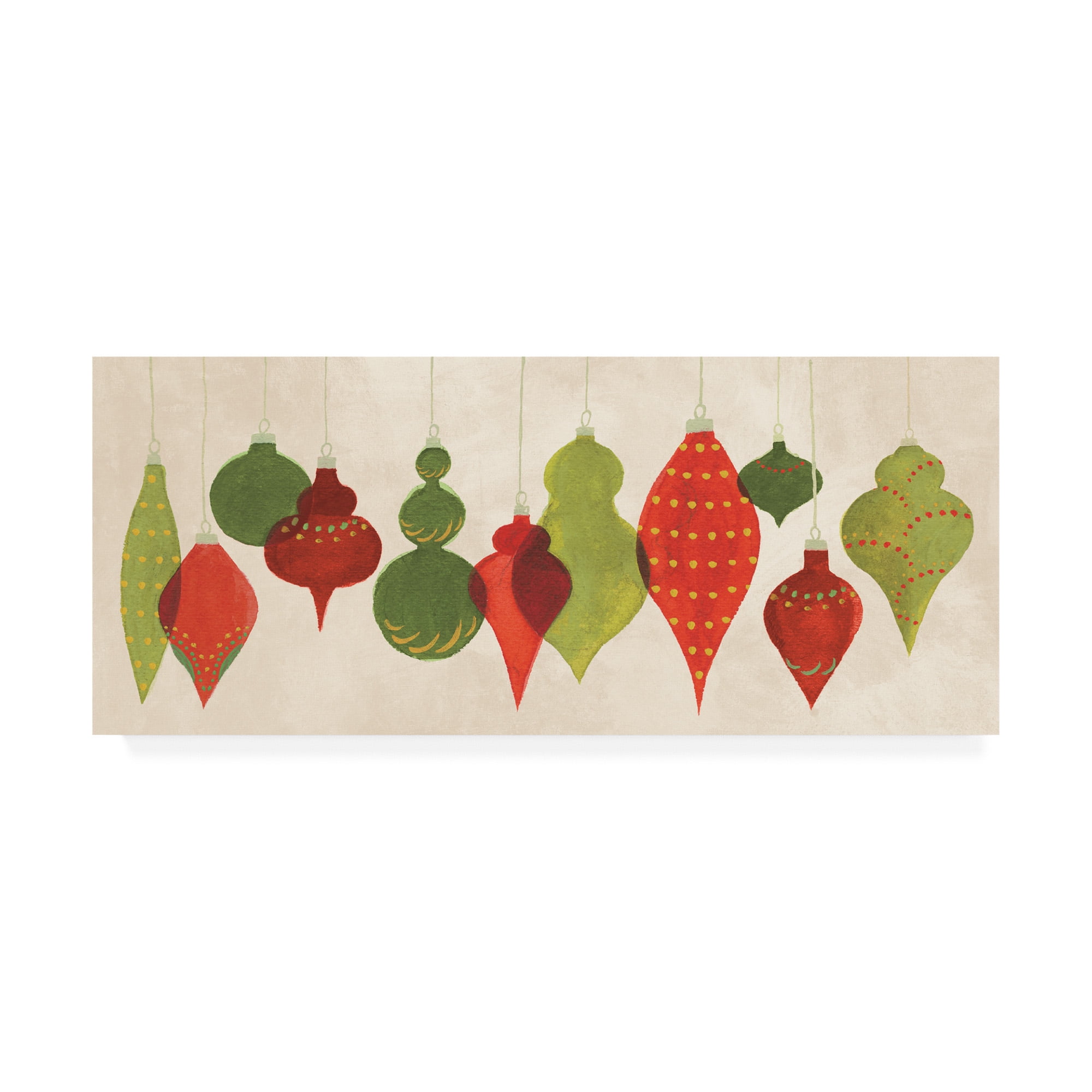 Trademark Fine Art 'Festive Decorations Ornaments' Canvas Art by Danhui Nai