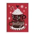 thumbnail image 1 of Trademark Fine Art 'Festive Holiday Cocoa Seasons Greetings' Canvas Art by Michael Mullan, 1 of 3