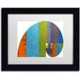thumbnail image 1 of Trademark Fine Art "Fibonacci Spiral" Canvas Art by Michelle Calkins, White Matte, Black Frame, 1 of 4