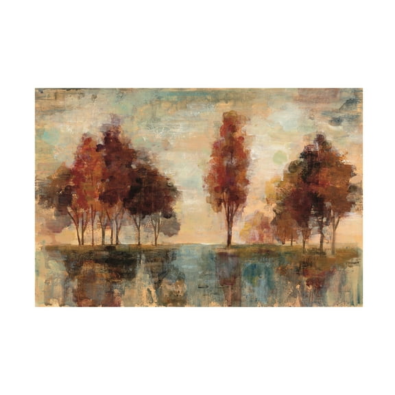 Trademark Fine Art 'Field and Forest' Canvas Art by Silvia Vassileva