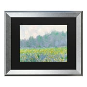 Trademark Fine Art 'Field of Yellow Irises at Giverny' Canvas Art by Claude Monet