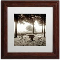 Trademark Fine Art "Fiesloe Giardini I" Canvas Art by Alan Blaustein, White Matte, Wood Frame