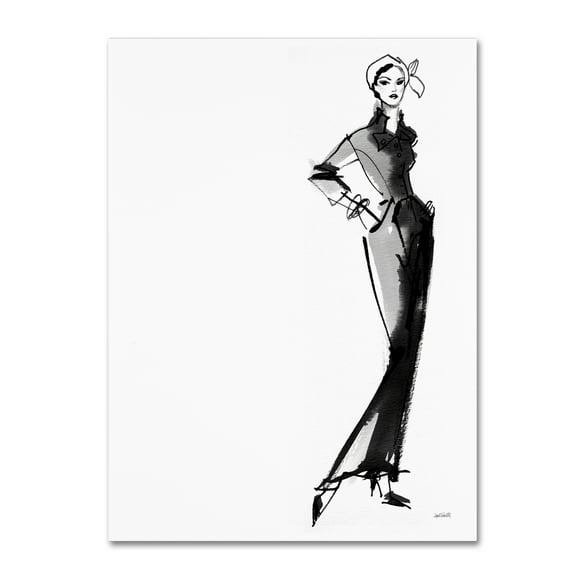 Trademark Fine Art 'Fifties Fashion III' Canvas Art by Anne Tavoletti