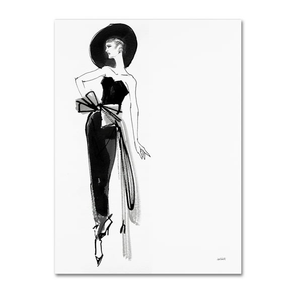 Trademark Fine Art 'Fifties Fashion IV' Canvas Art by Anne Tavoletti