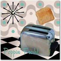 Trademark Fine Art "Fifties Kitchen I" Canvas Art by Color Bakery