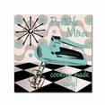 thumbnail image 1 of Color Bakery 'Fifties Kitchen III' Canvas Wall Art 14 x 14, 1 of 2