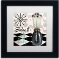 thumbnail image 1 of Trademark Fine Art "Fifties Kitchen IV" Canvas Art by Color Bakery White Matte, Black Frame, 1 of 4
