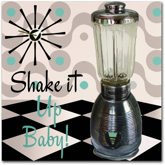 Trademark Fine Art "Fifties Kitchen IV" Canvas Art by Color Bakery