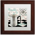 thumbnail image 1 of Trademark Fine Art "Fifties Kitchen V" Canvas Art by Color Bakery White Matte, Wood Frame, 1 of 4
