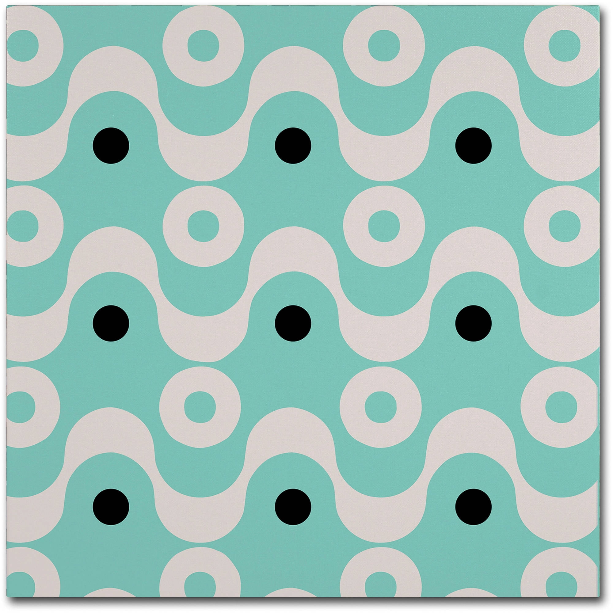 Trademark Fine Art "Fifties Patterns II" Canvas Art by Color Bakery