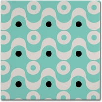Trademark Fine Art "Fifties Patterns II" Canvas Art by Color Bakery