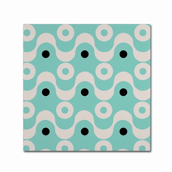 Color Bakery 'Fifties Patterns II' Canvas Wall Art 14 x 14