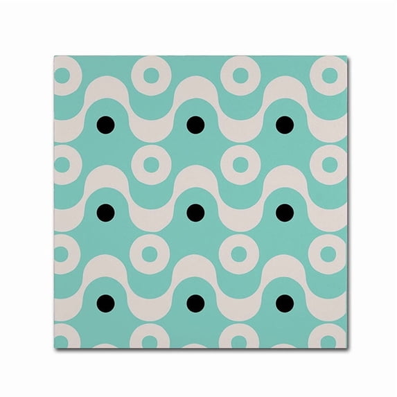 Color Bakery 'Fifties Patterns II' Canvas Wall Art 14 x 14