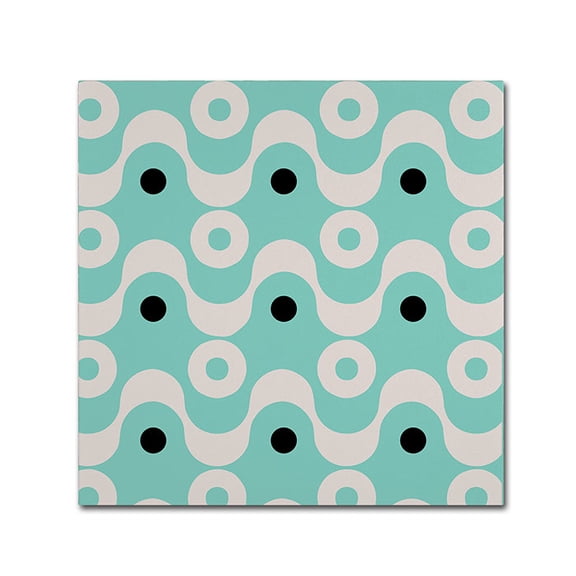 Color Bakery 'Fifties Patterns II' Canvas Wall Art 14 x 14