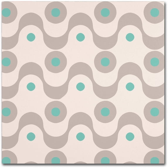 Trademark Fine Art "Fifties Patterns III" Canvas Art by Color Bakery