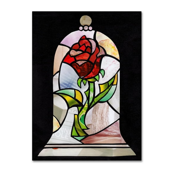 Trademark Fine Art Figurative Canvas Art ' Beauty Rose ' by Artpoptart