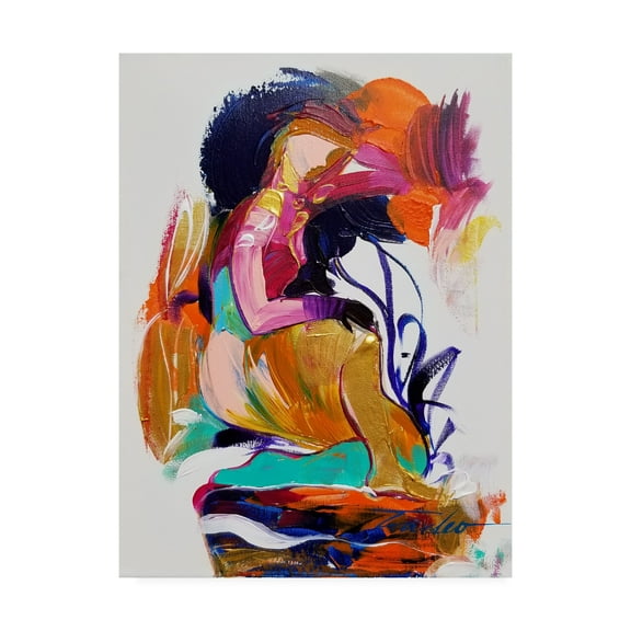 Trademark Fine Art 'Figure Study Ii' Canvas Art by Tadeo Zavaleta