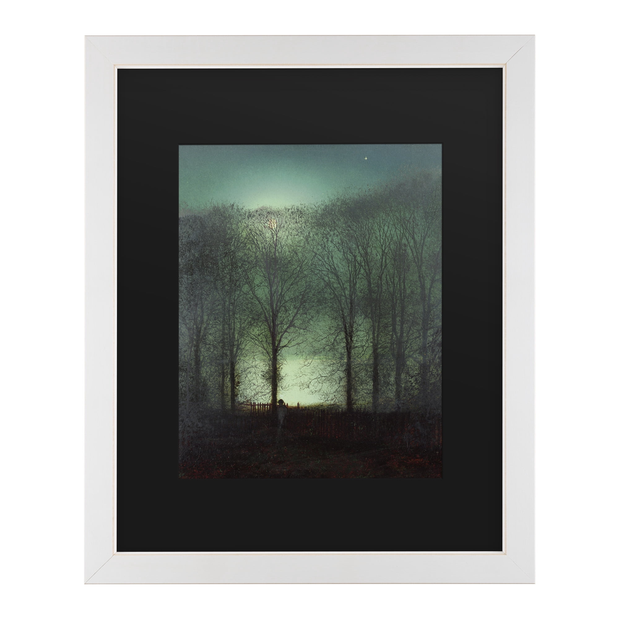 Trademark Fine Art 'Figure in the Moonlight' Canvas Art by John Grimshaw