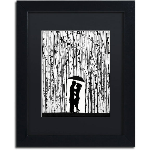 Trademark Fine Art 'Film Noir' Canvas Art by Marc Allante, Black Matte, Black Frame