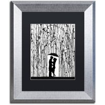 Trademark Fine Art 'Film Noir' Canvas Art by Marc Allante, Black Matte, Silver Frame