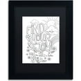 thumbnail image 1 of Trademark Fine Art "Find Your Joy" Canvas Art by Elizabeth Caldwell, Black Matte, Black Frame, 1 of 4