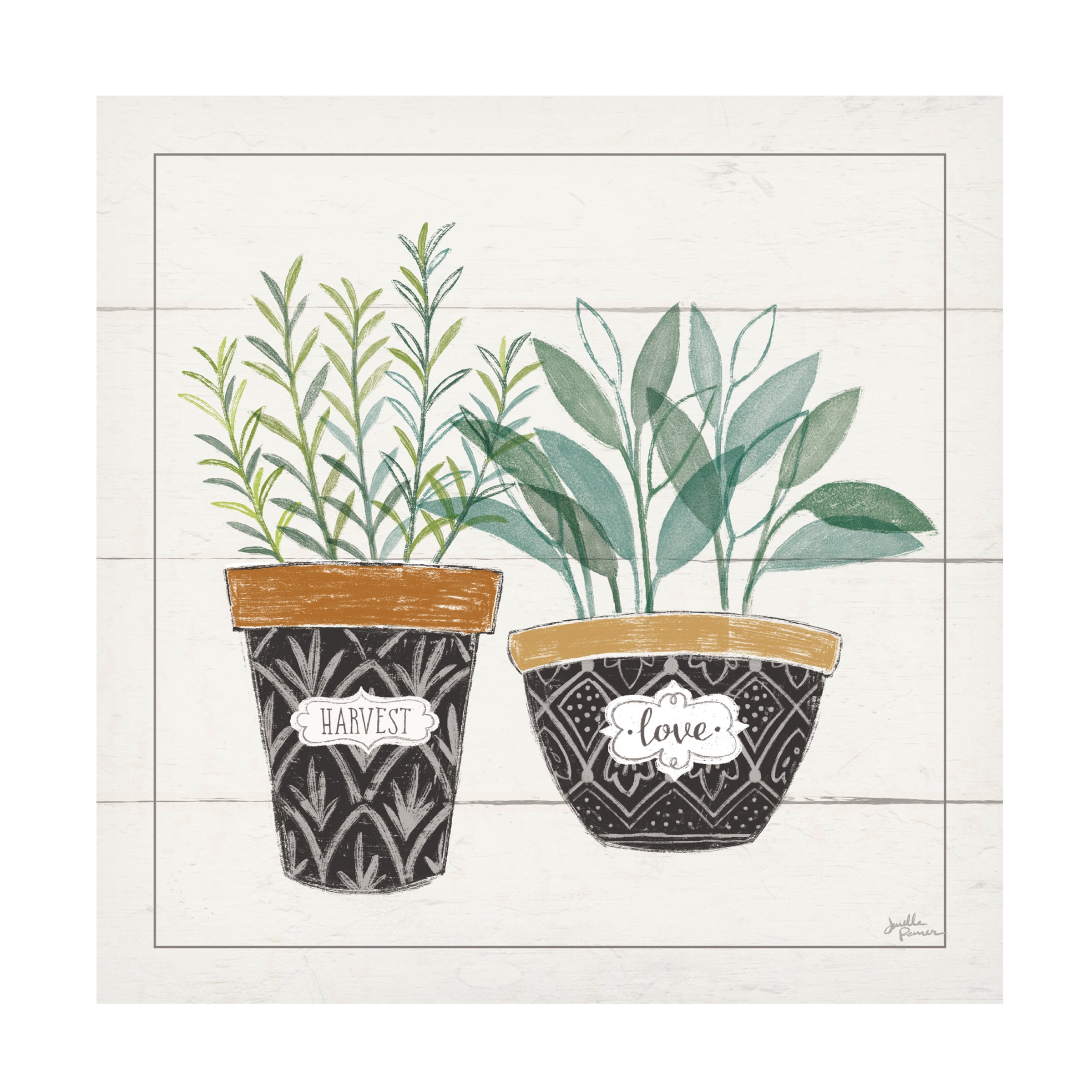 Trademark Fine Art 'Fine Herbs IV Love' Canvas Art by Janelle Penner