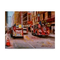 Trademark Fine Art 'Fire Department New York' Canvas Art by Hall Groat Ii